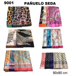 9001 PAÑUELOS SEDA 90×90