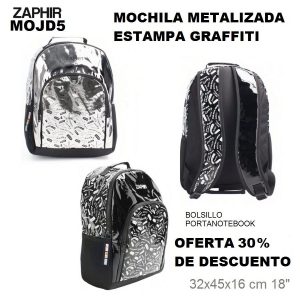 MOJD5NES24 MOCHILA GRAFFITI 18″ ESPALDA MOJD5PLS24