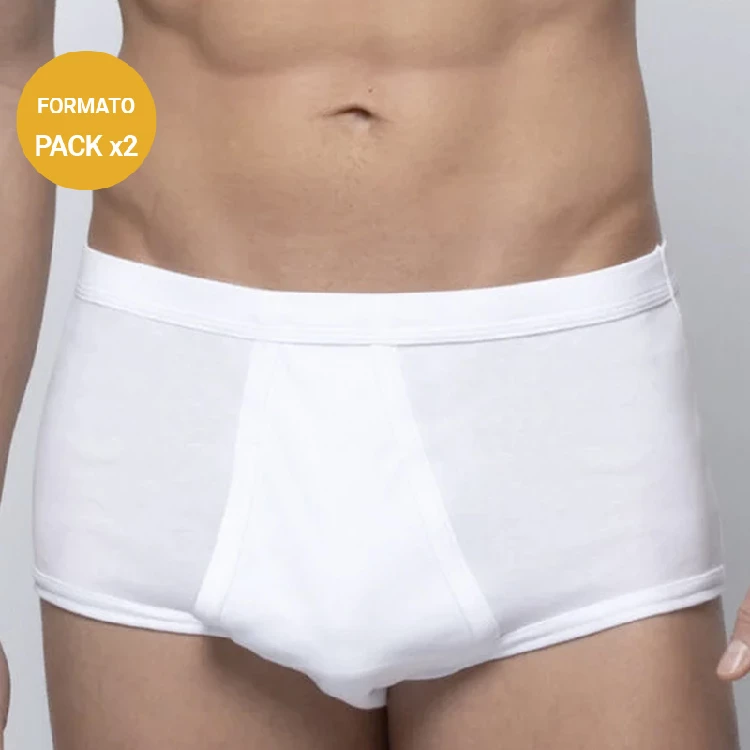 Pack 2 Braslip Hombre Abierto Algodón 100% Abanderado. A2335 - Imagen 3