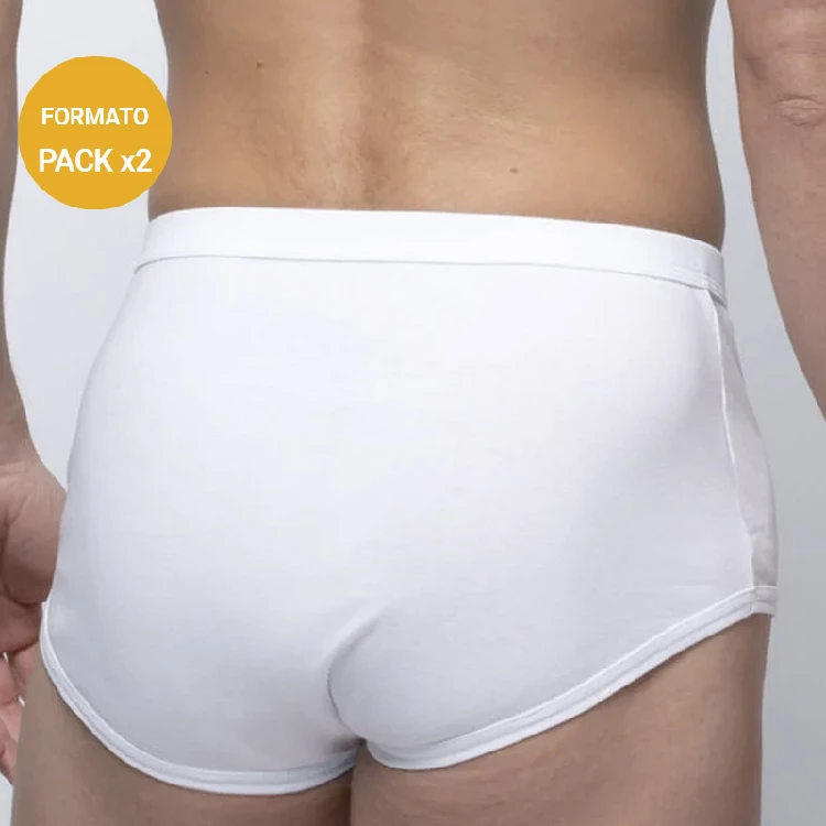 Pack 2 Braslip Hombre Abierto Algodón 100% Abanderado. A2335 - Imagen 4