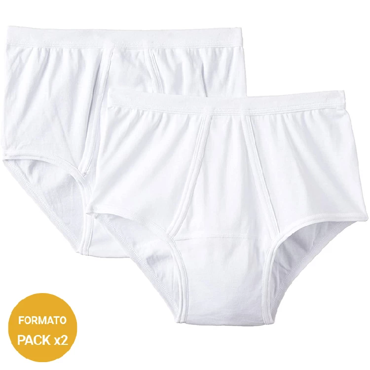 Pack 2 Braslip Hombre Abierto Algodón 100% Abanderado. A2335 - Imagen 2