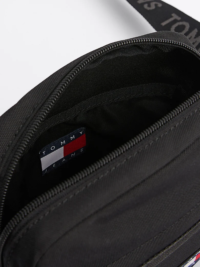 BANDOLERA TOMMY JEANS NEGRA NYLON CON CORREA CON LOGO HOMBRE - Imagen 5