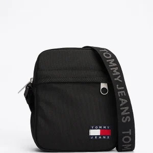 BANDOLERA TOMMY JEANS NEGRA NYLON CON CORREA CON LOGO HOMBRE