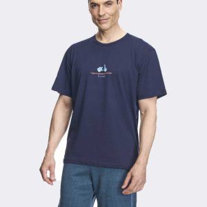 Pijama de hombre punto VERANO dibujo ‘scooter’