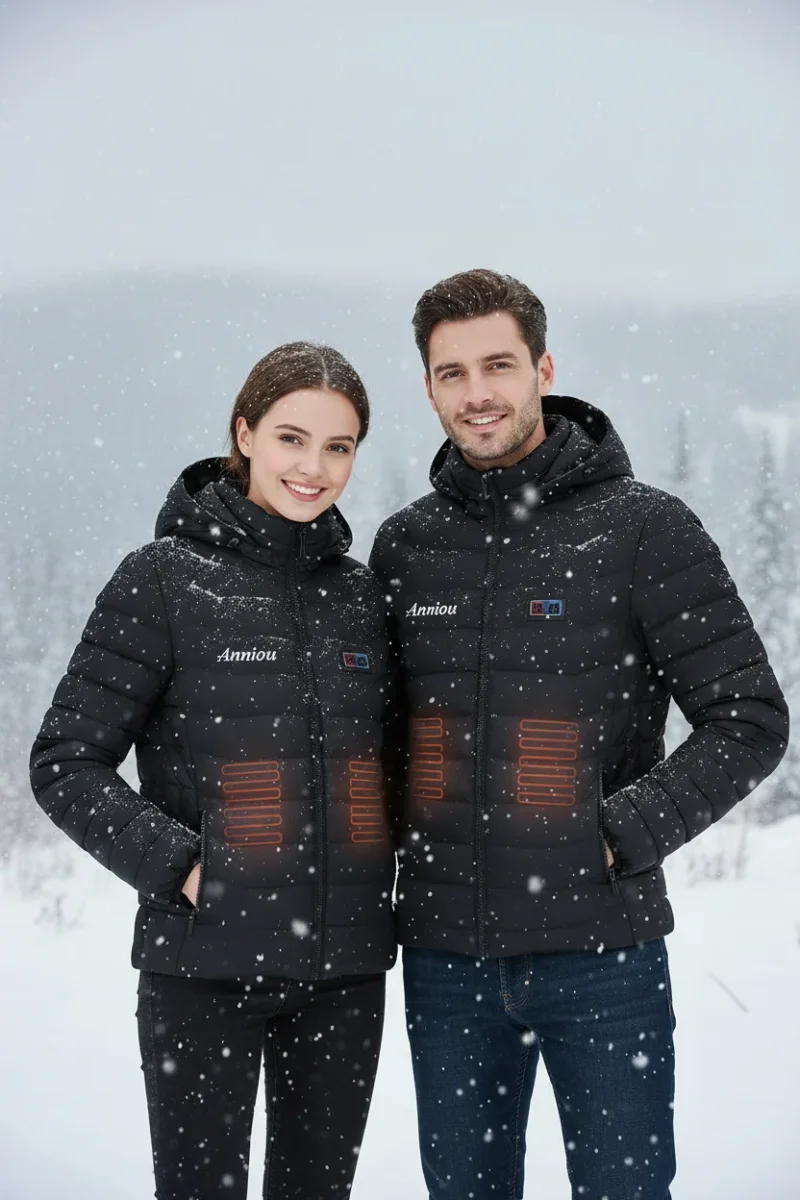 Dual Switch Duck Down Heated Jacket - Imagen 3