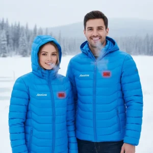 Dual Switch Duck Down Heated Jacket