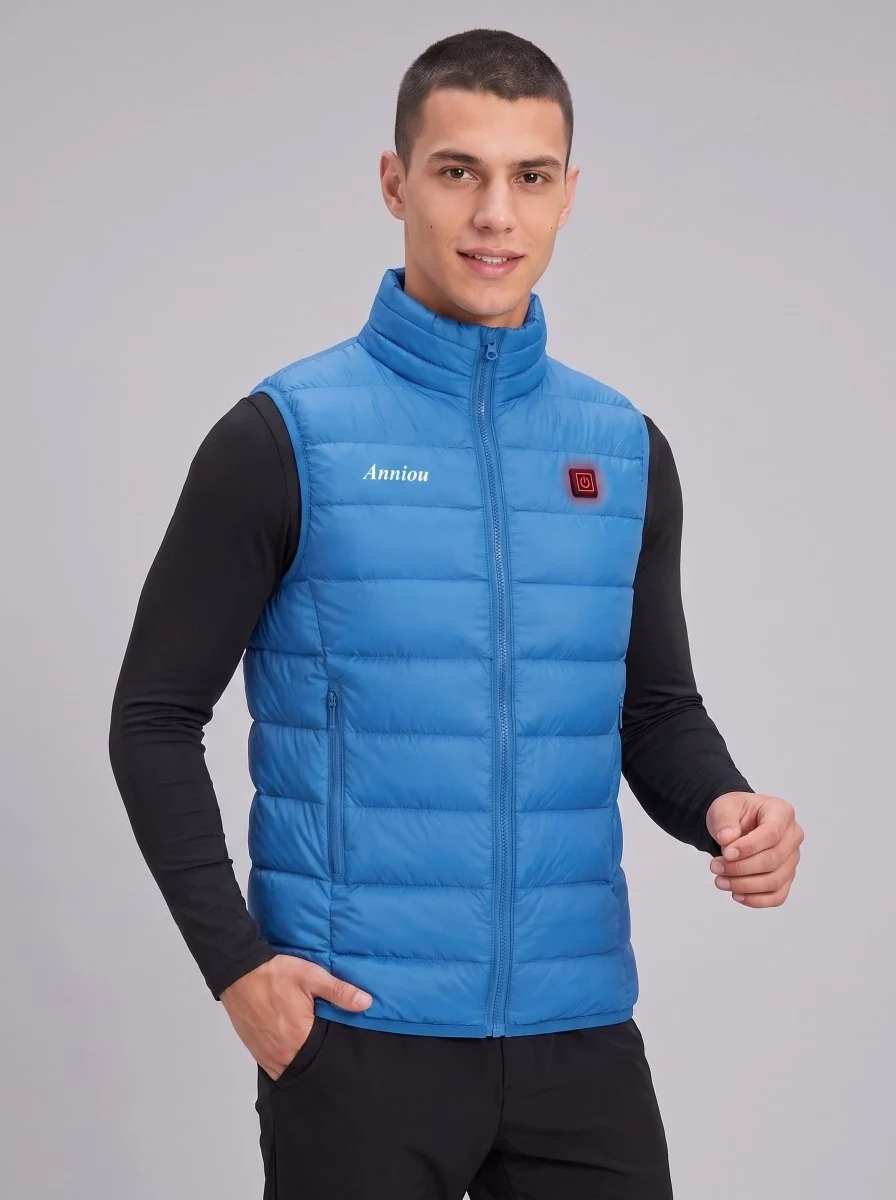 Men's Heated Duck Down Vest - Imagen 3