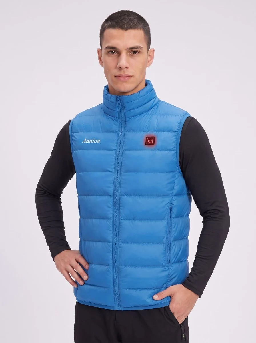 Men's Heated Duck Down Vest - Imagen 4