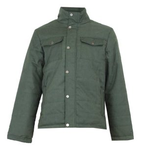 Anorak hombre multi bolsillos, cuello mao con cremallera y tapeta con botones