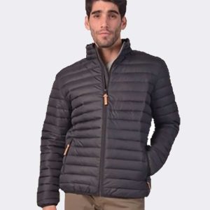 Anorak hombre acolchado ‘plumilla’ con cremallera y bolsillos