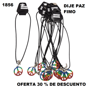 1856 COLGANTE DIJE PAZ FIMO