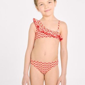 Bikini de Niña con Volantes Ysabel Mora 95153 – Estampado Étnico