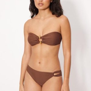 Bikini Bandeau Ysabel Mora 83470: Conjunto con Relleno Extraíble y Braga Mini