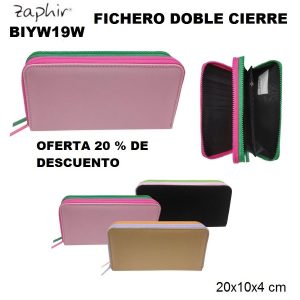 BIYW19W23Z BILLETERA DOBLE DE NYLON
