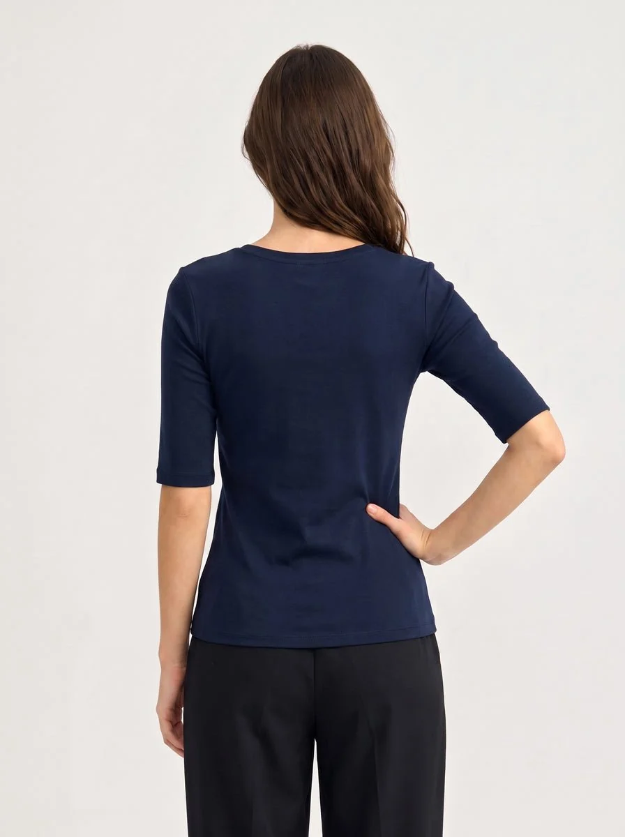 Wool Blend Mid-Sleeve Base Layer Top - Imagen 4