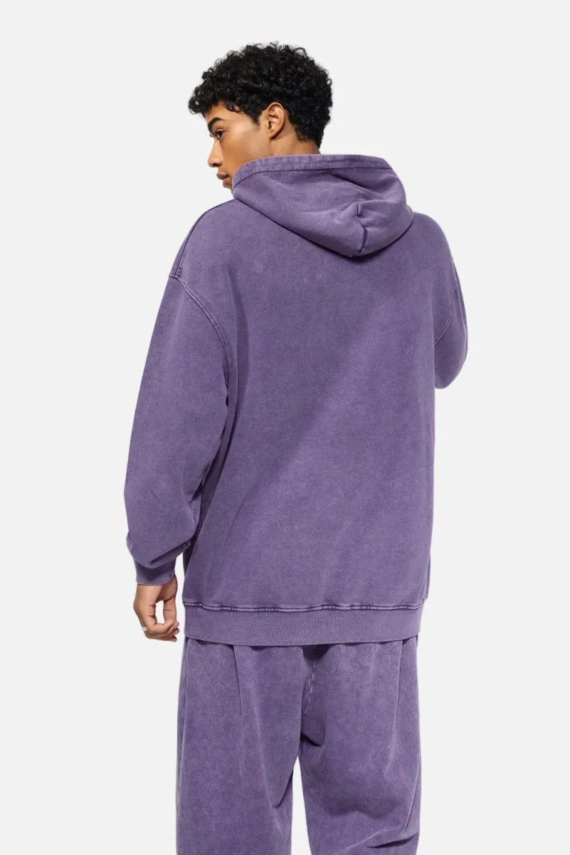 Heavyweight Wax-Dyed Vintage Hoodie - Imagen 8