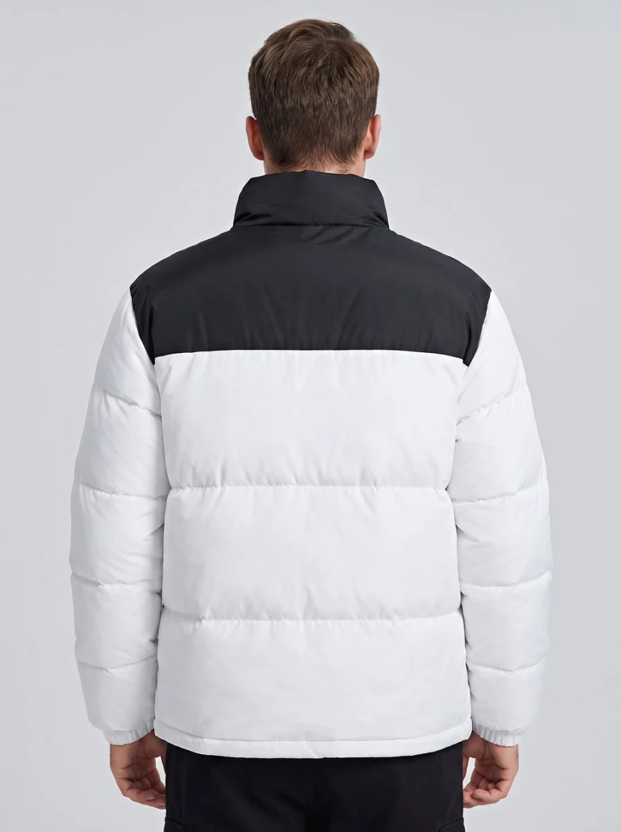 Color-Block Heated Quilted Jacket - Imagen 4