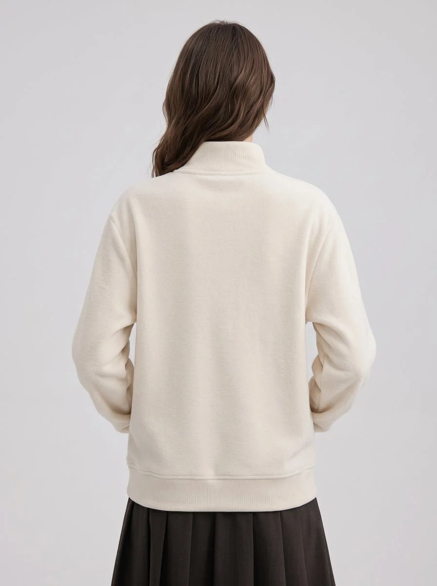 Women's Fleece Pullover Sweatshirt - Imagen 6