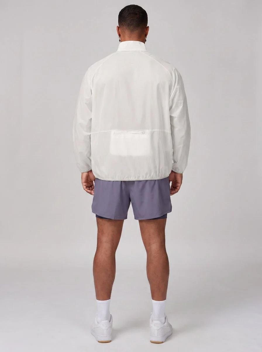 Lightweight Stand Collar Windbreaker - Imagen 4