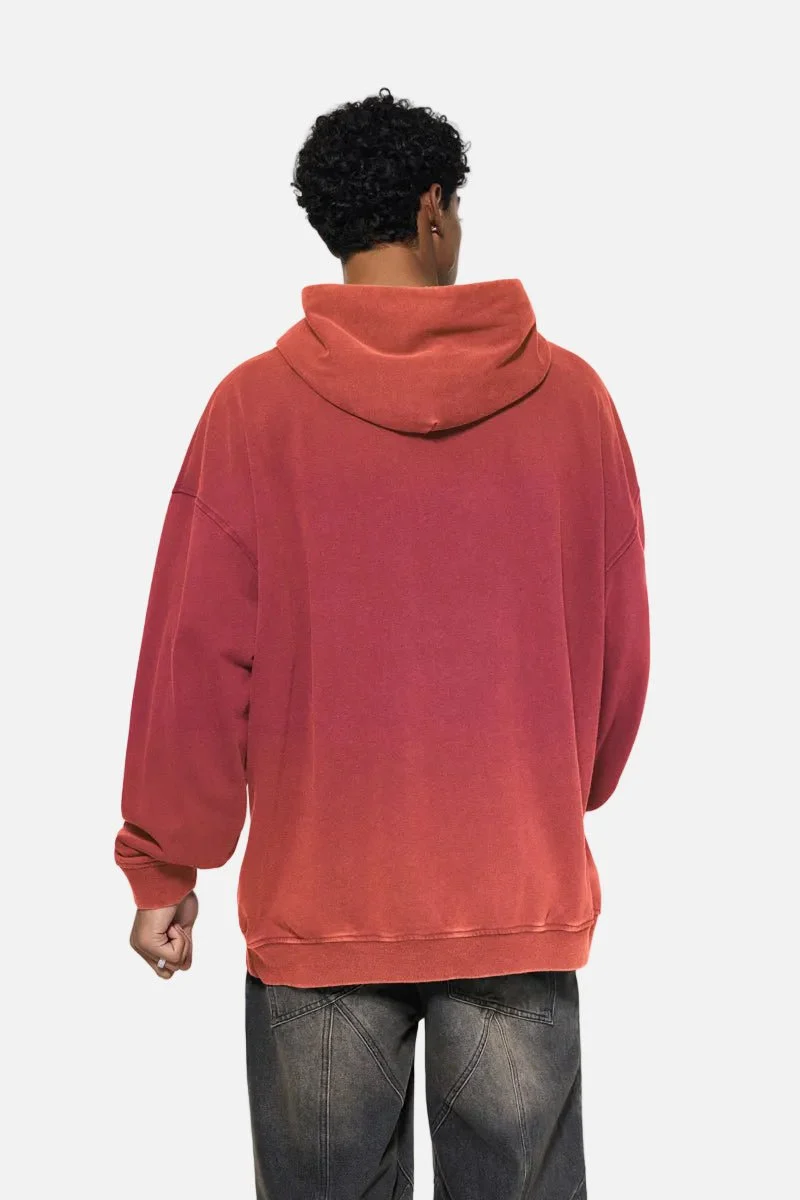 Vintage Washed Gradient Hoodie - Imagen 5