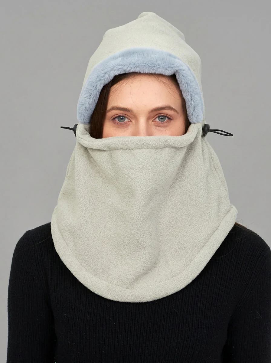 Women Fleece Balaclava Hat - Imagen 3