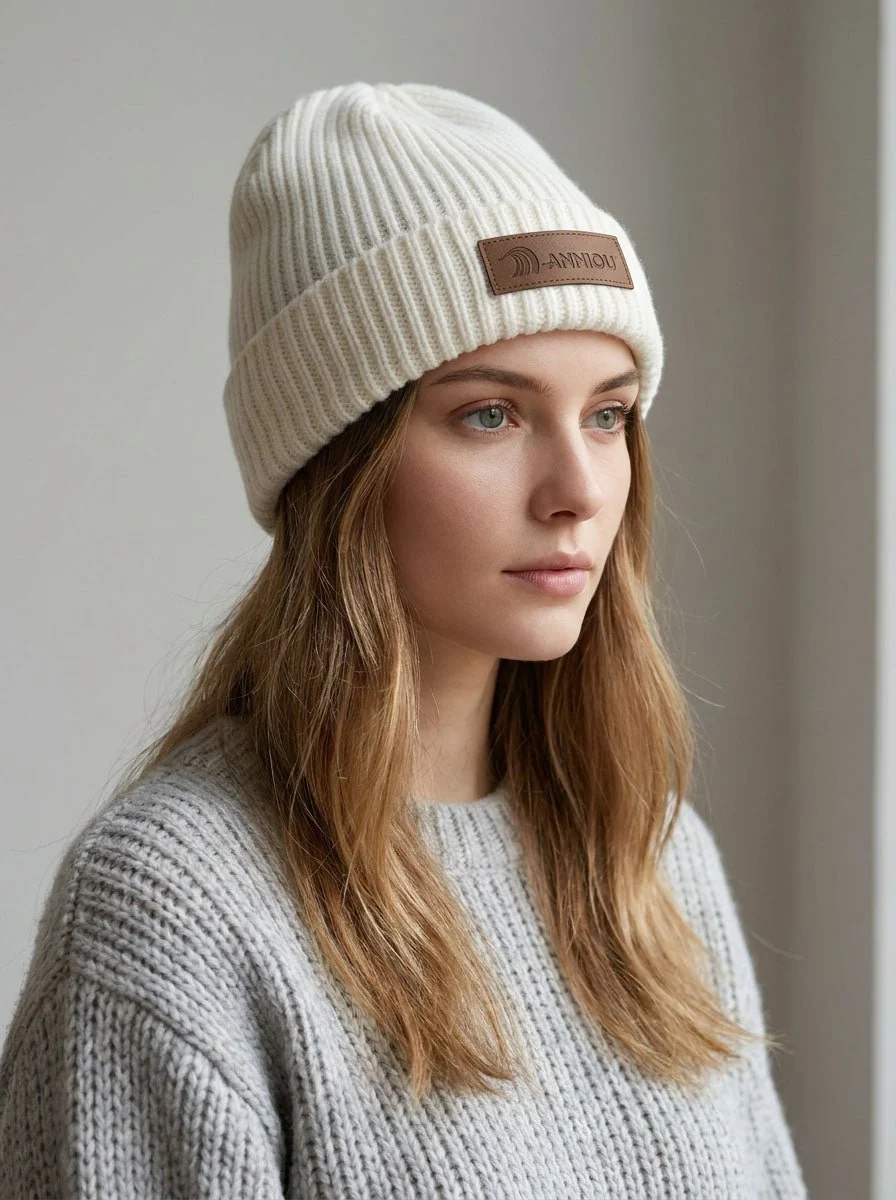 Women Korean Ear Flap Knit Beanie Hat - Imagen 9