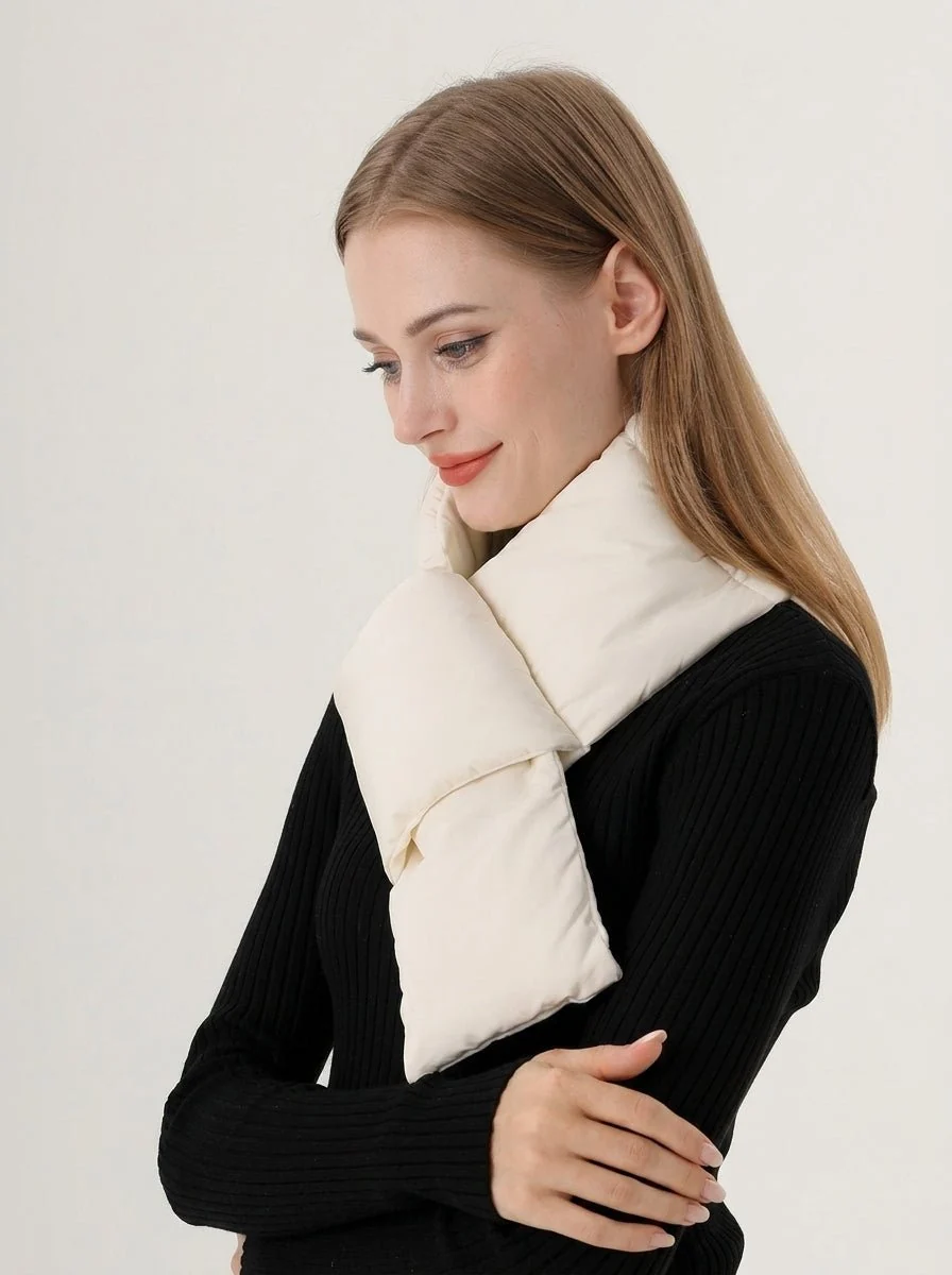 Women Padded Warm Scarf - Imagen 4