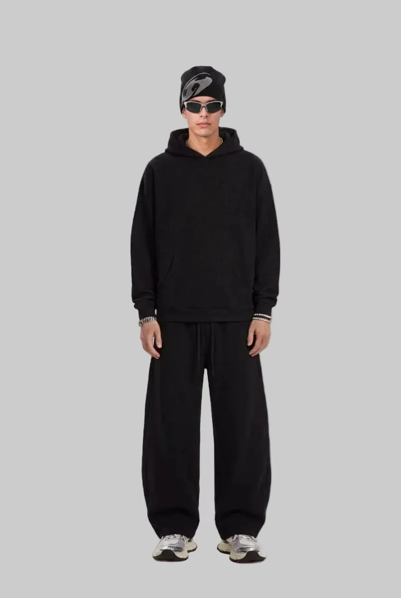 Men's Waffle Hooded Sweatshirt