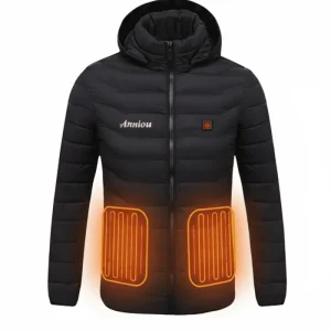 Single Button Heated Down Jacket
