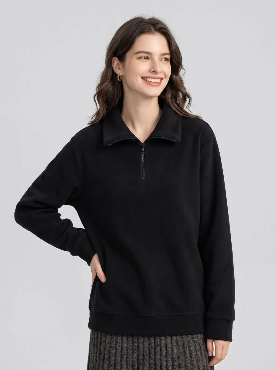 Women's Fleece Pullover Sweatshirt - Imagen 8