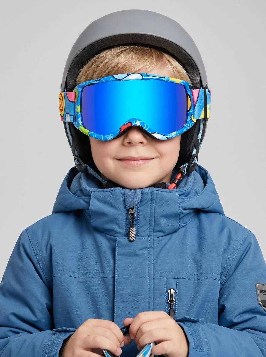 Children Fashion Ski Snow Goggles - Imagen 5