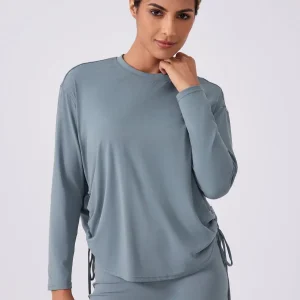 Side-Drawstring Quick-Dry Pullover