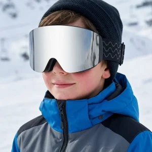 Children Magnetic Cylindrical Anti‑Fog Ski Goggles