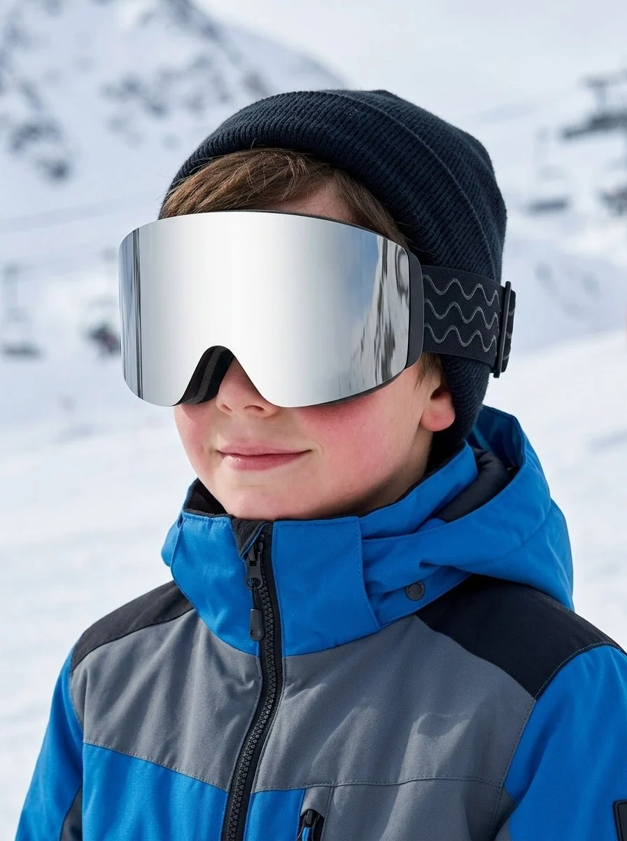 Children Magnetic Cylindrical Anti‑Fog Ski Goggles - Imagen 2