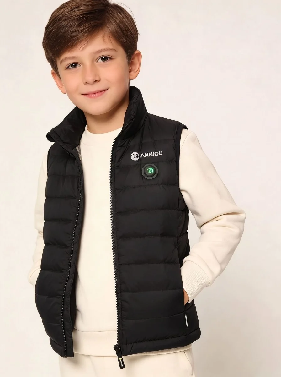Boys Goose Down Heated Gilet - Imagen 2