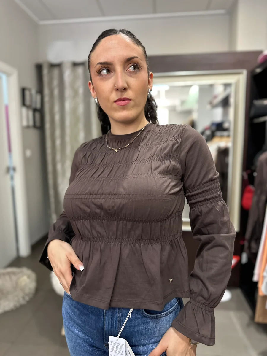 Blusa silbon chocolate - Imagen 6