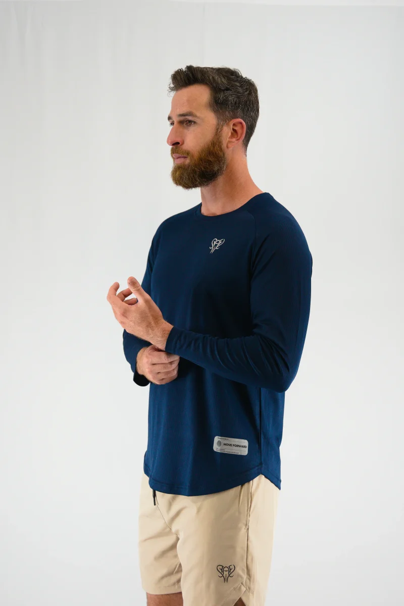 AeroFit Long Sleeve Performance Índigo - Imagen 2