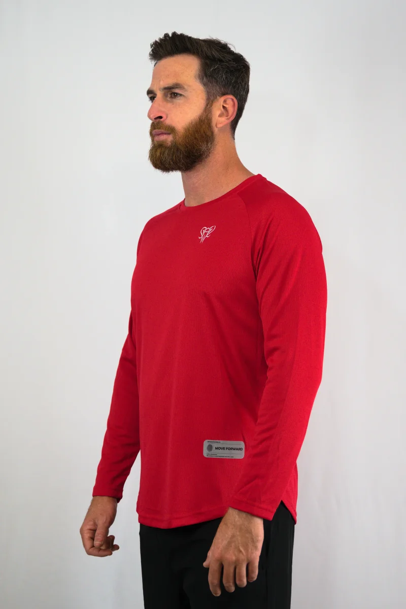 AeroFit Long Sleeve Performance Rubí - Imagen 2