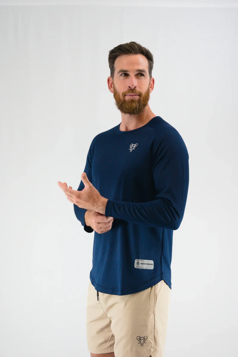 AeroFit Long Sleeve Performance Índigo - Imagen 4