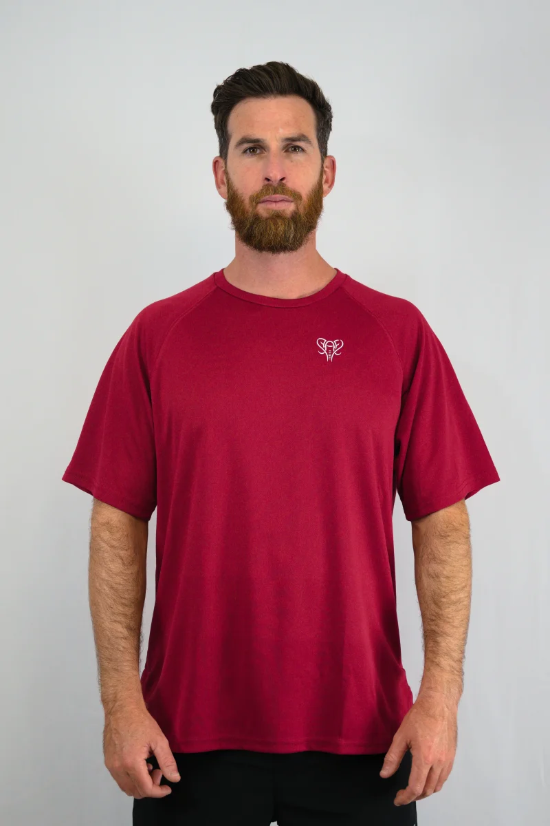 AeroFit OS T-shirt Crimson - Imagen 3
