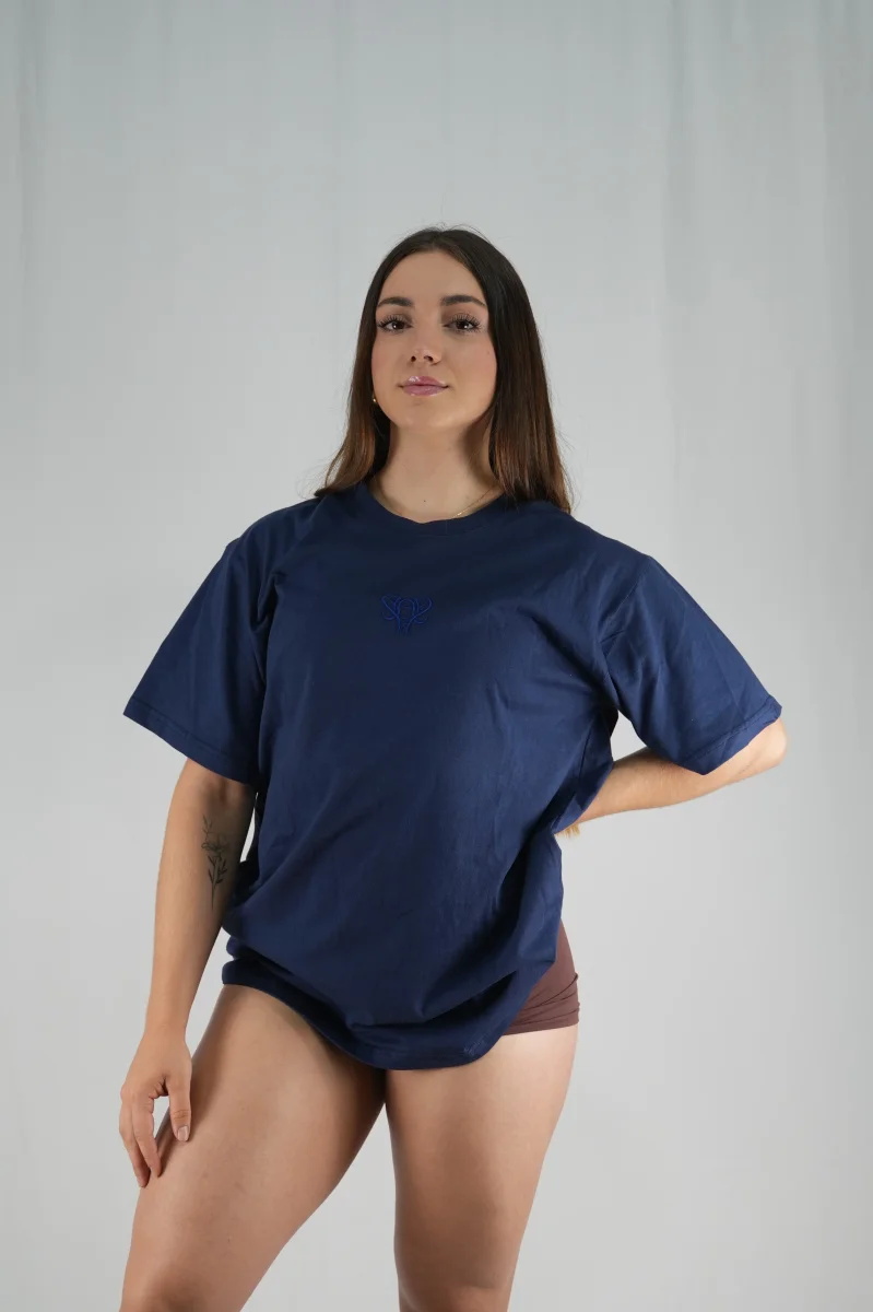 Oversize Foundation T-shirt Deep Sea - Imagen 2