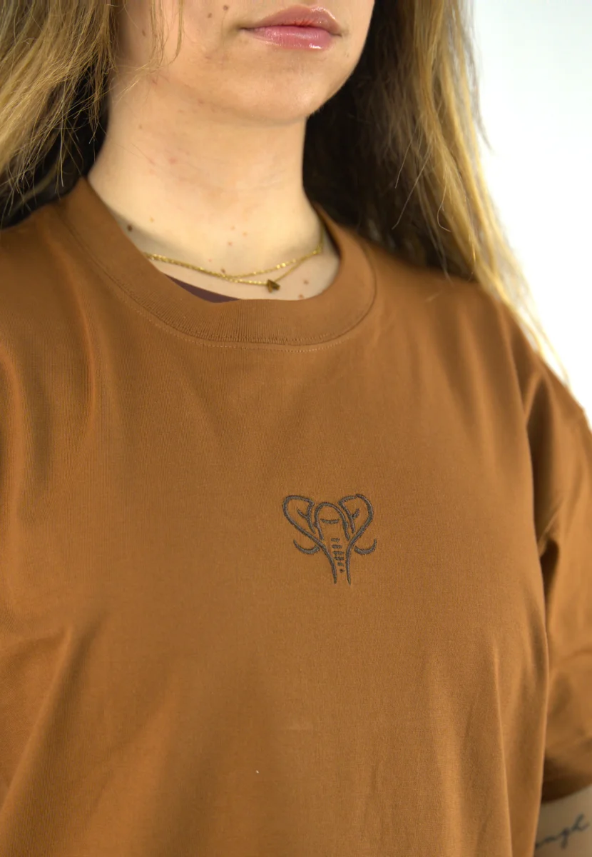 Oversize Foundation T-shirt Café - Imagen 5