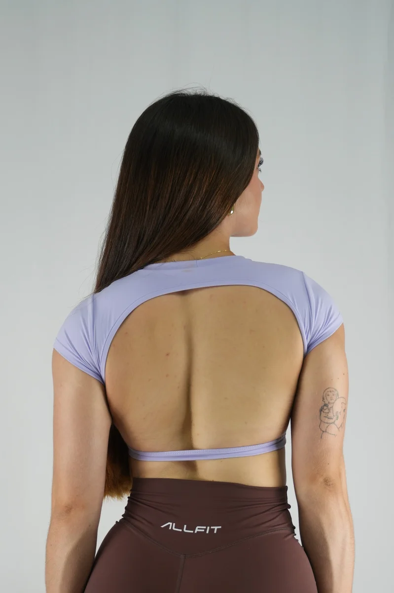 Sculp Crop Top Lavander - Imagen 3