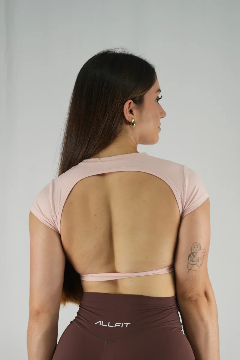 Sculp Crop Top Blush - Imagen 4