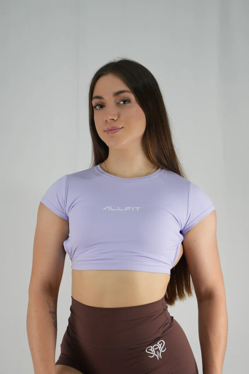 Sculp Crop Top Lavander - Imagen 5