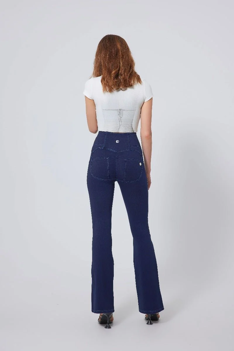High Waist Straight Flare Jeans - Imagen 6