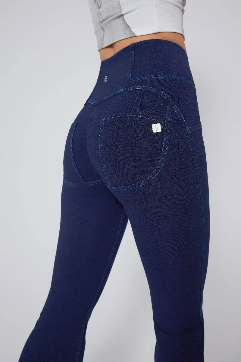 High Waist Straight Flare Jeans - Imagen 4