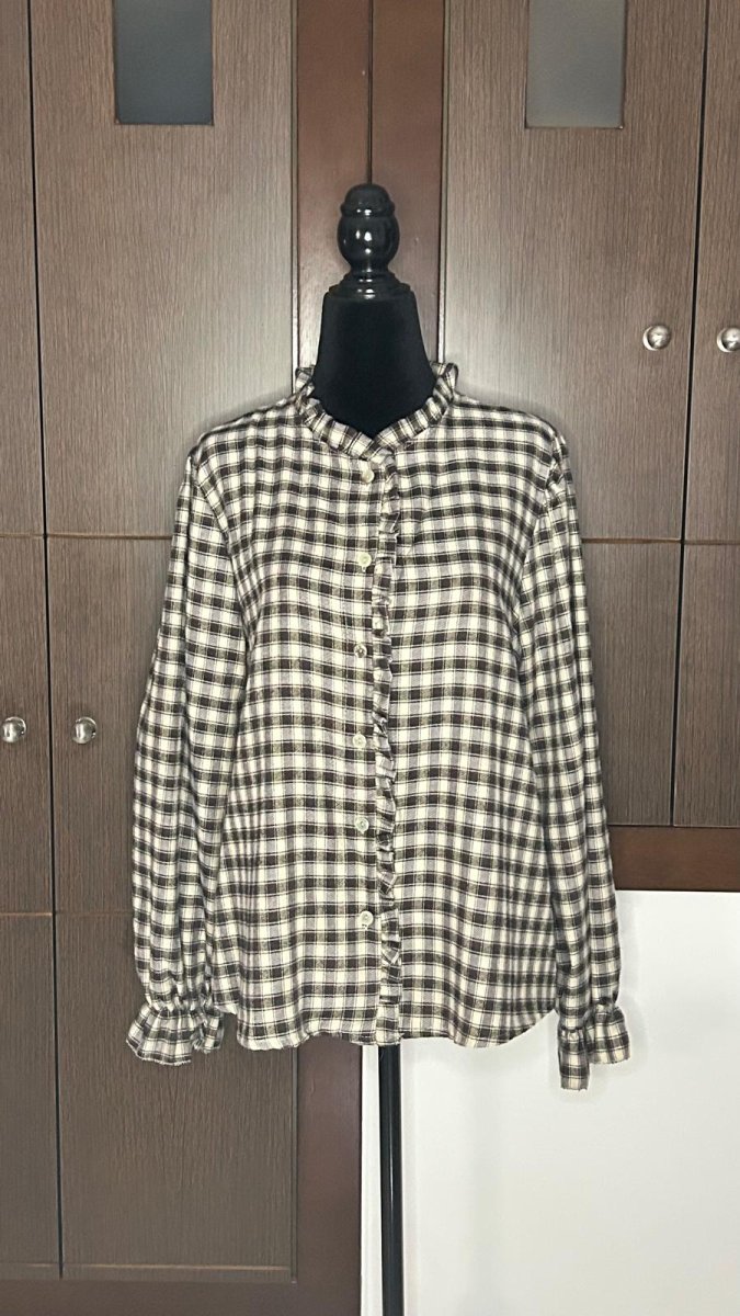 Camisa Cuadros Volante - Imagen 4