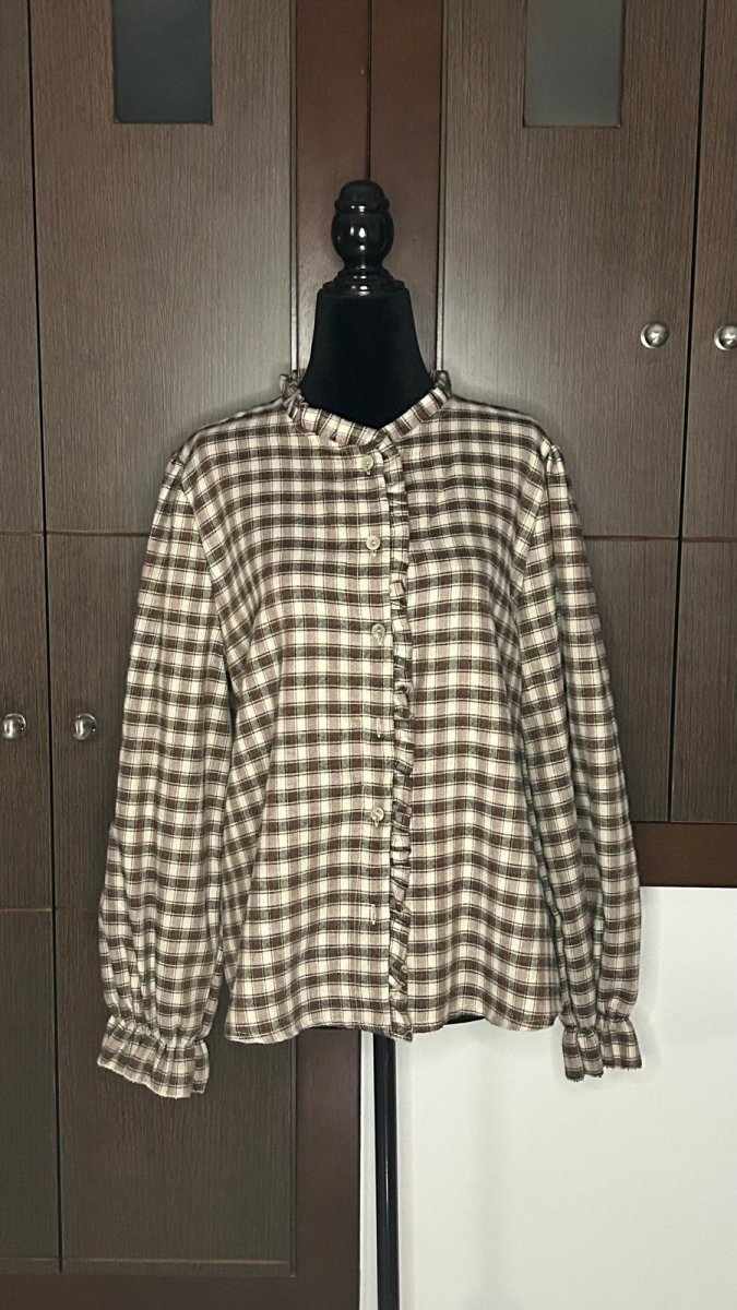 Camisa Cuadros Volante - Imagen 3