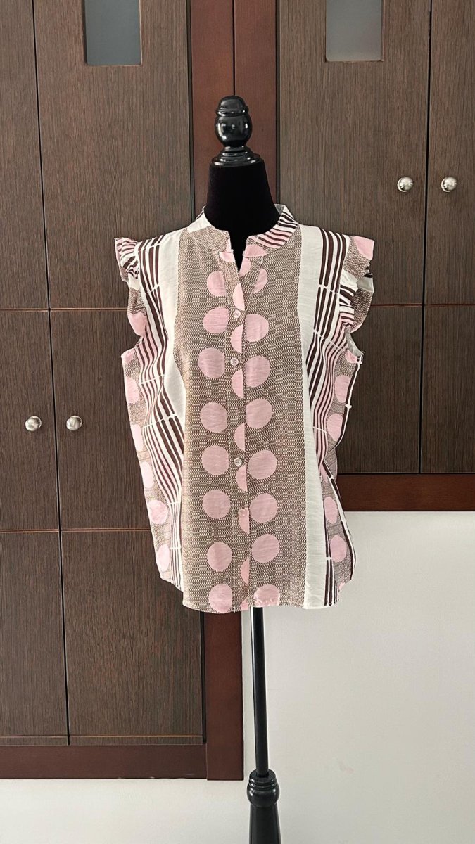 Camisa Estampada C/Volante - Imagen 3